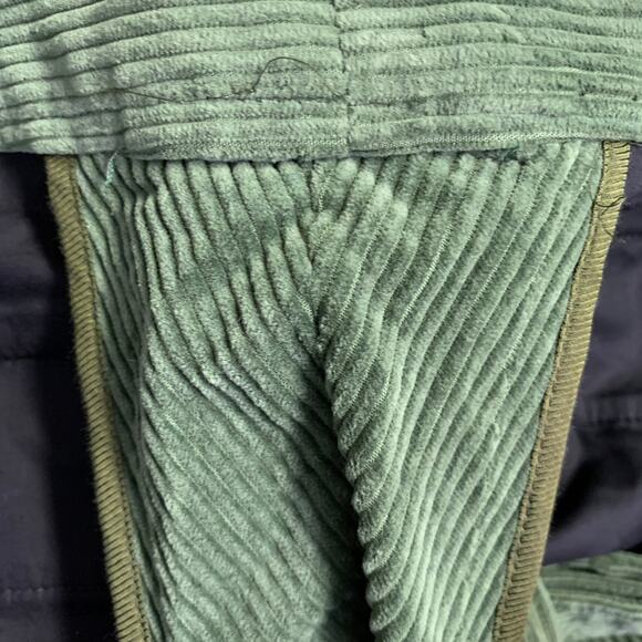 HAIDER ACKERMANN Size 34 Green Corduroy Cotton Blend Belted Casual Pants - Picture 5 of 6